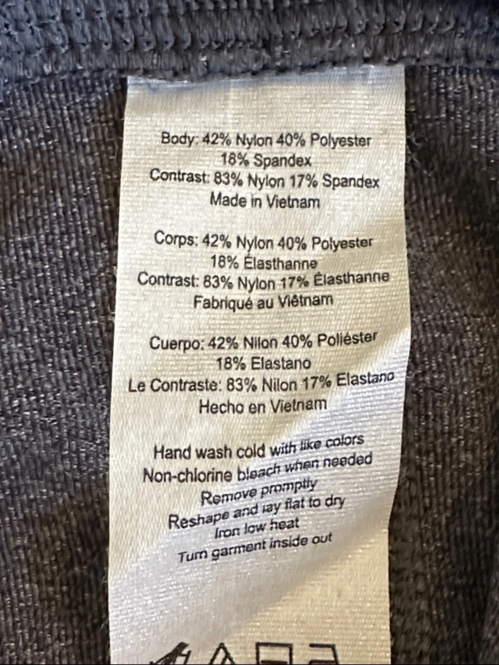 ALO Yoga Gray High-Waist Moto Leggings - Picture 10 of 10